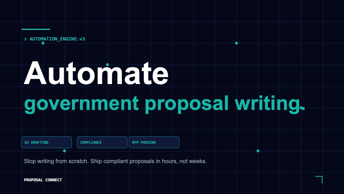 What Software Helps Automate Government Proposal Writing? A Step-by-Step Guide (2026)