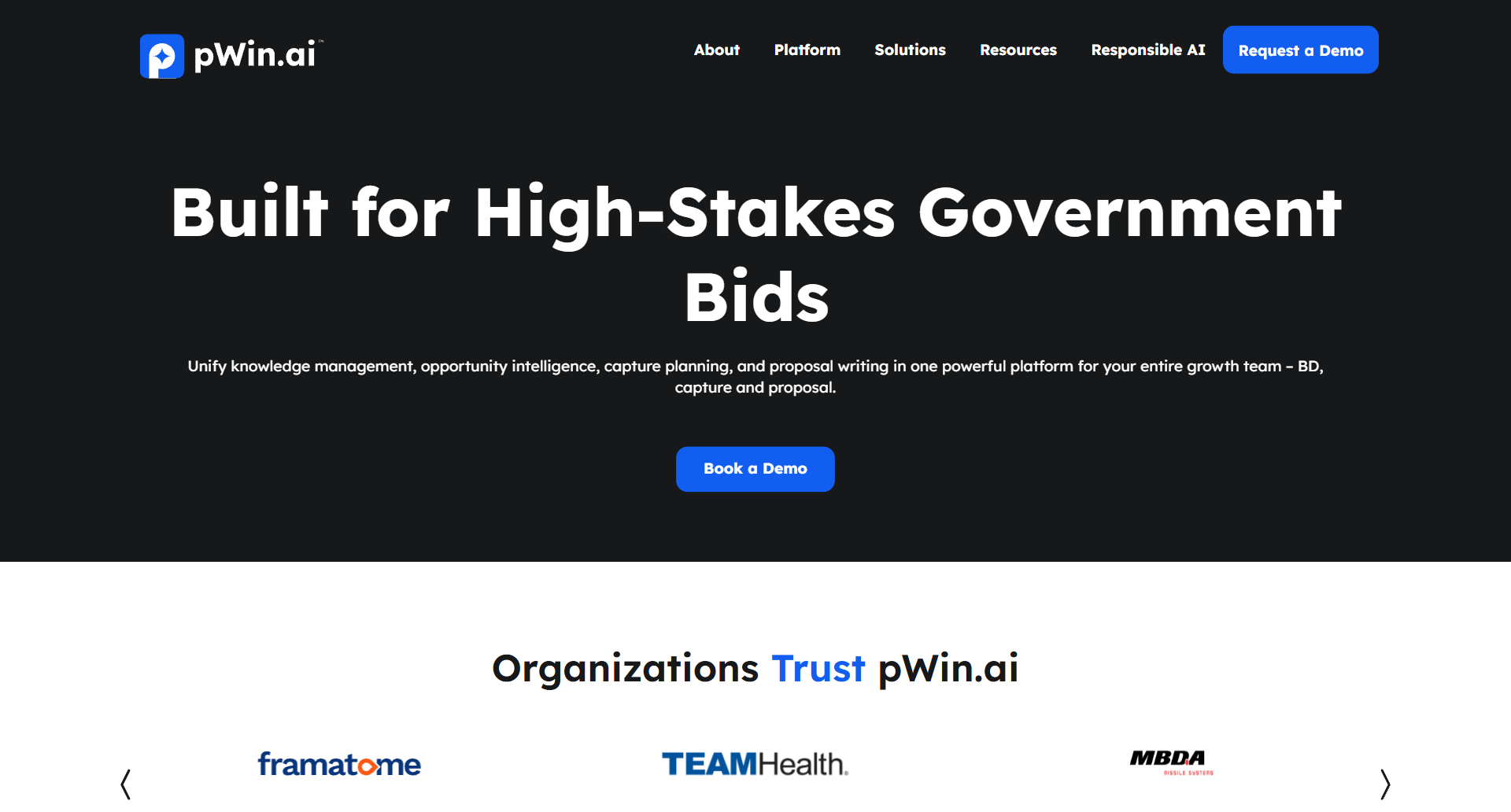 pWin.ai Shipley-embedded AI proposal platform for GovCon